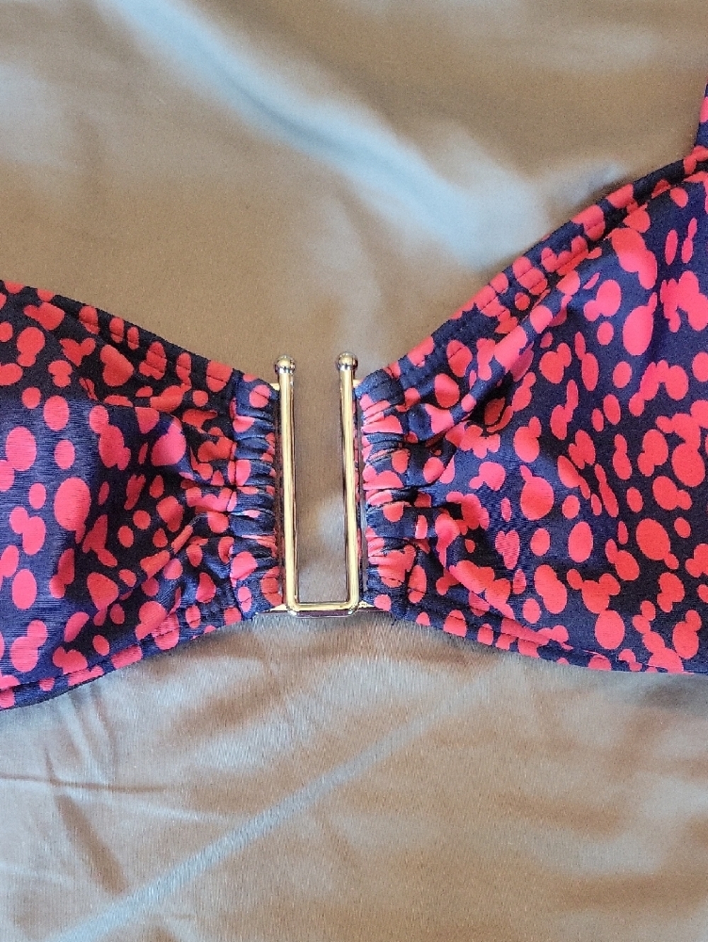 VENUS Pink and Navy Patterned Bikini Two-Piece Swim Set - Picture 5 of 8